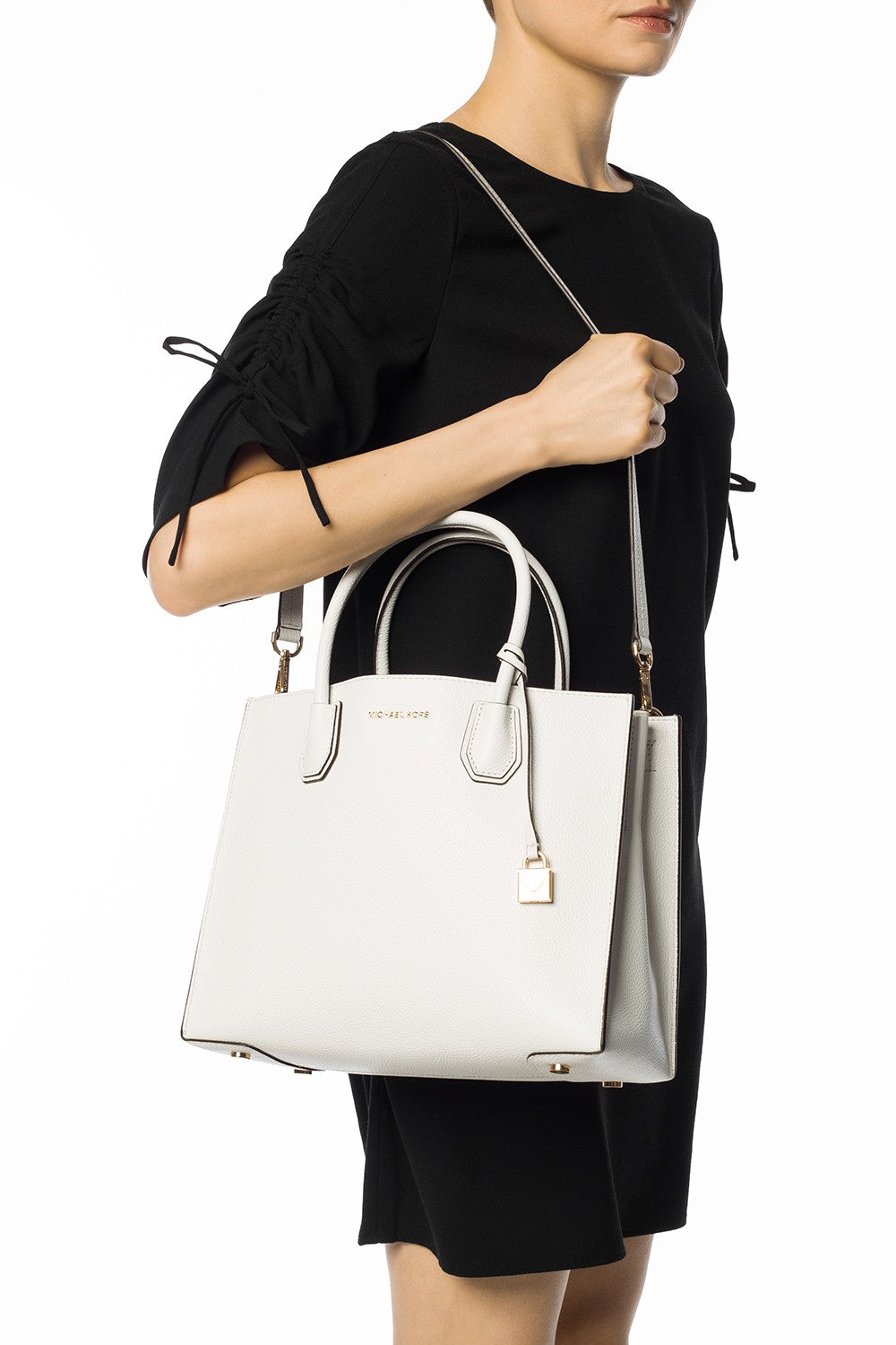 MICHAEL KORS Mercer Large Sac à main Blanc