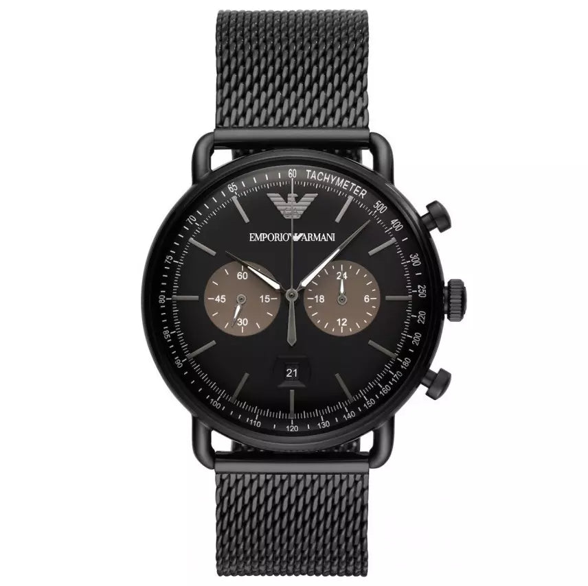 Aviator Noir Milanais Watchesmoda