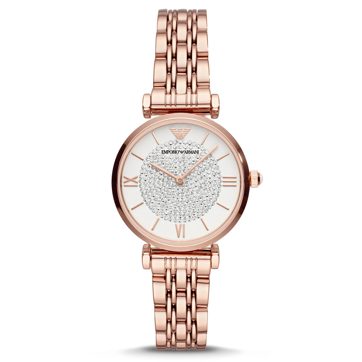 Gianni T-Bar Pavé Rose Gold Watchesmoda