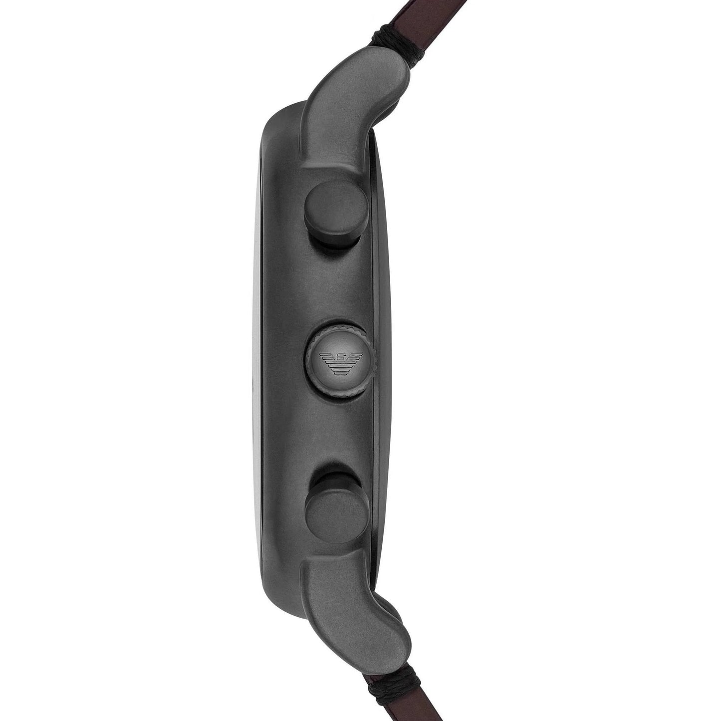 Luigi S Cuir Perforé Noir Watchesmoda