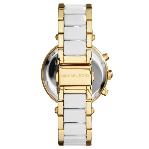Parker Bicolore Or /Acétate Blanc Watchesmoda