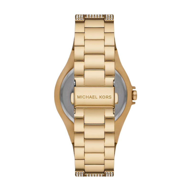 Oversized Lennox Pavé Gold-Tone Watch | Michael Kors